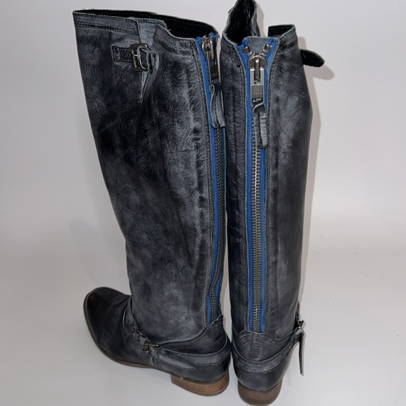 ❤️NWT FREEBIRD ROADY TALL BLACK LEATHER BOOT SIZE 9 - Picture 4 of 13